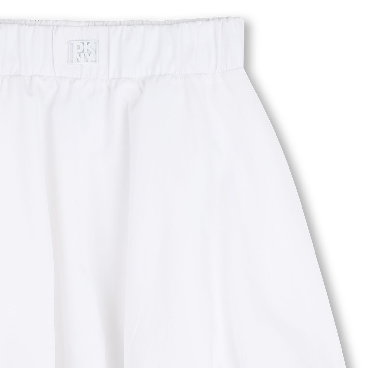Girls White Logo Skirt, 1, hi-res