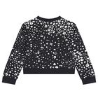 Girls Black Logo Heart Leggings Set, 1, hi-res