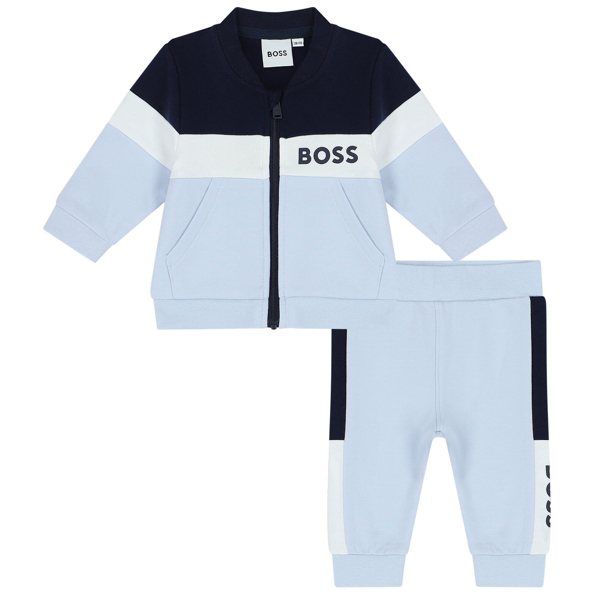 BOSS Baby Boys Blue Logo Tracksuit Junior Couture UAE