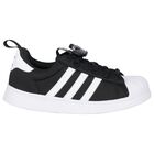 Black & White Comfort Closure Superstar Trainers, 1, hi-res