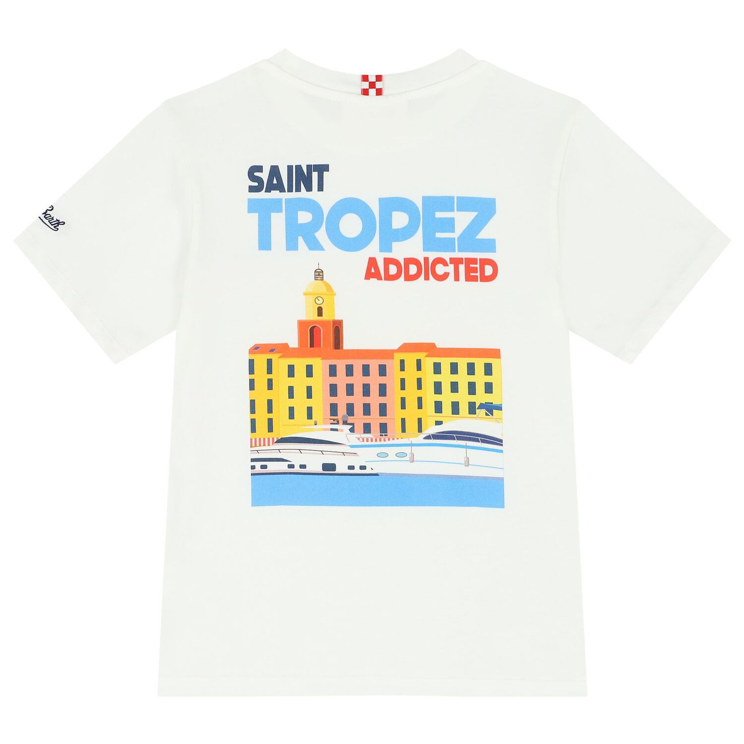 Boys White Saint Tropez T-Shirt, 1, hi-res