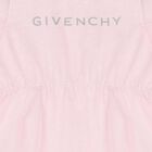 Younger Girls Pink Logo Dress, 1, hi-res