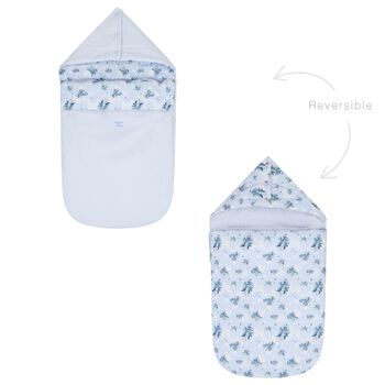 Blue Logo Reversible Baby Nest