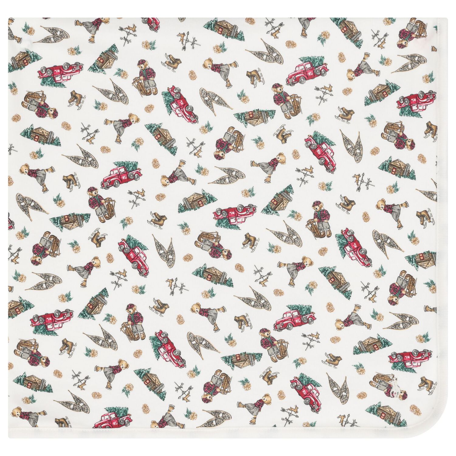 Ivory Polo Bear Babygrow Gift Set, 1, hi-res