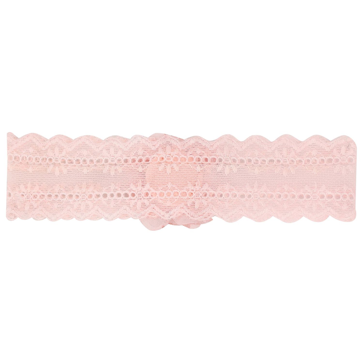 طقم بنات ربطة رأس و جوارب  باللون الوردي , 3, hi-res