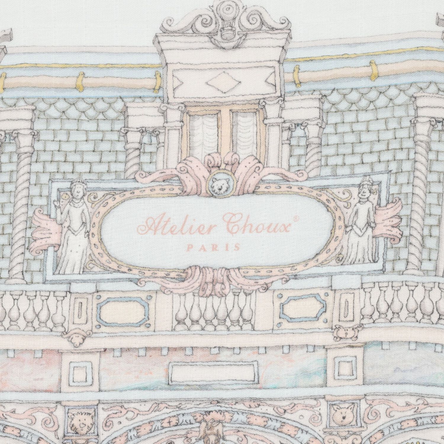 Chateau Choux Carré Swaddle & Bib Gift Set, 1, hi-res