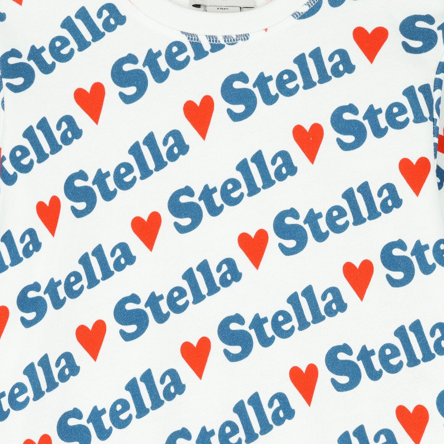 سويت شيرت بنات بالشعار باللون العاجي, 1, hi-res image number null