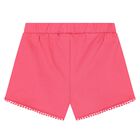 Younger Girls Pink Shorts, 2, hi-res