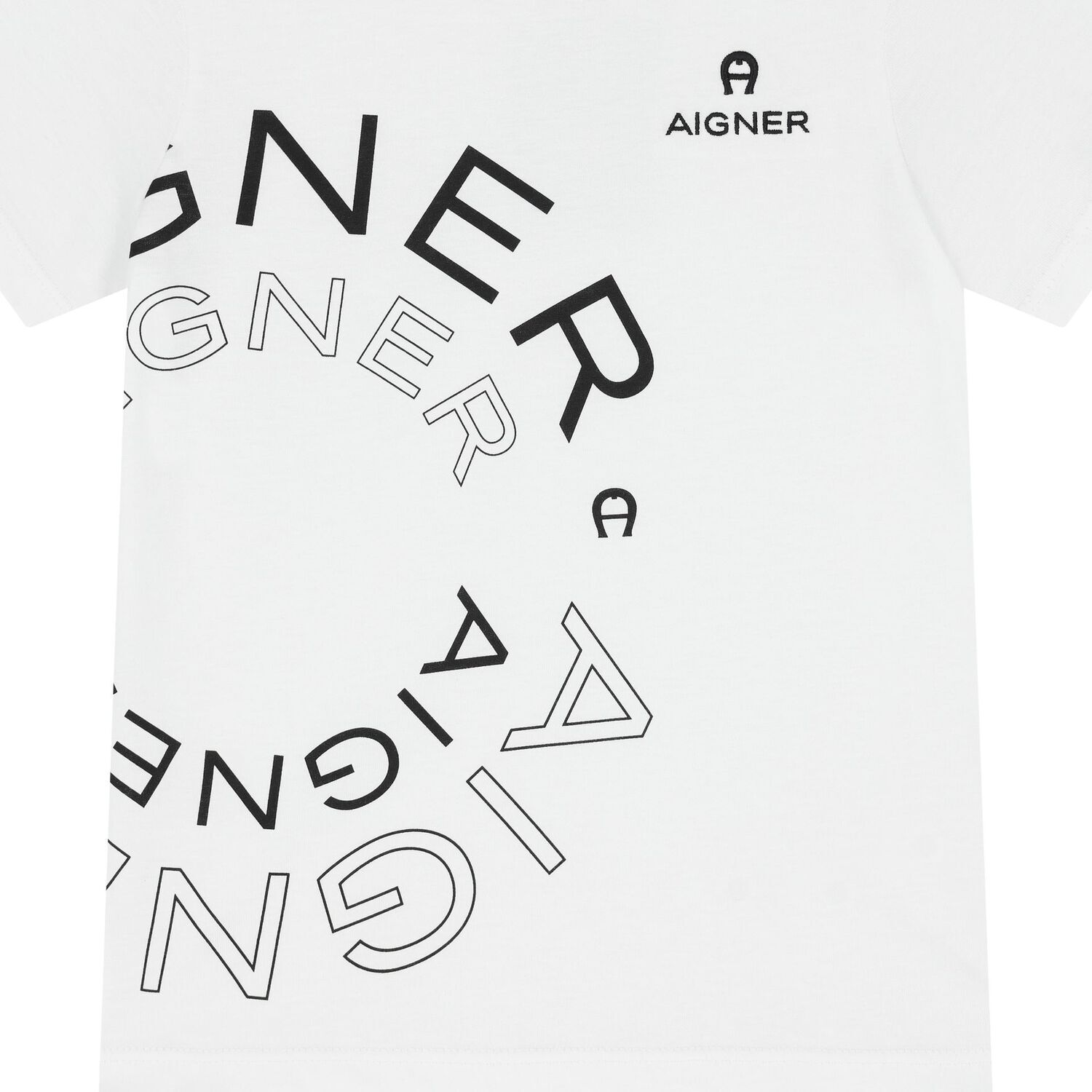 Boys White Logo T-Shirt, 1, hi-res image number null