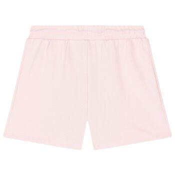 Girls Pink Logo Shorts