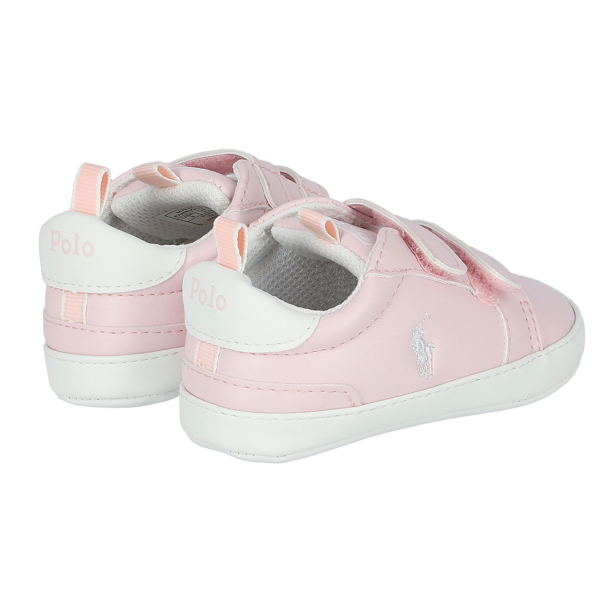 Ralph Lauren Baby Girls Pink Logo Pre Walker Shoes Junior Couture UAE