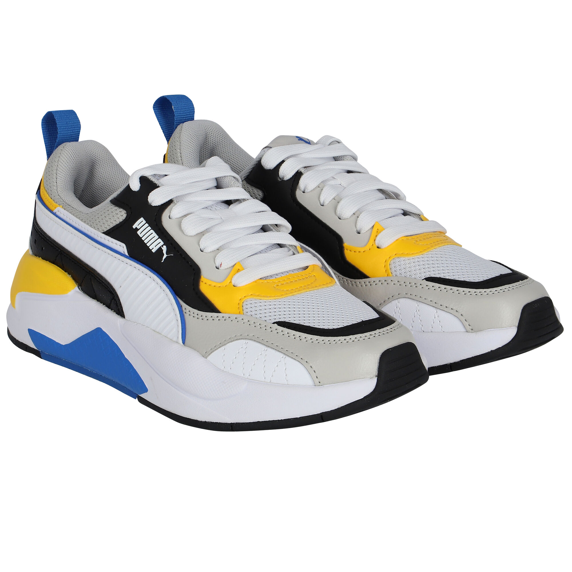 Puma White Grey X Ray 2 Square Jr Trainers Junior Couture UAE