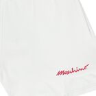Girls White Logo Shorts, 1, hi-res