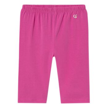 Younger Girls Pink Leggings