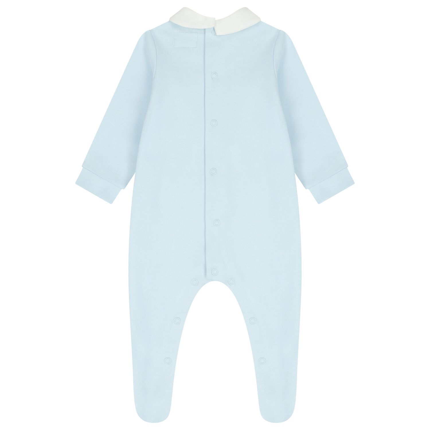 Baby Boys Blue & White Babygrow Set, 1, hi-res image number null