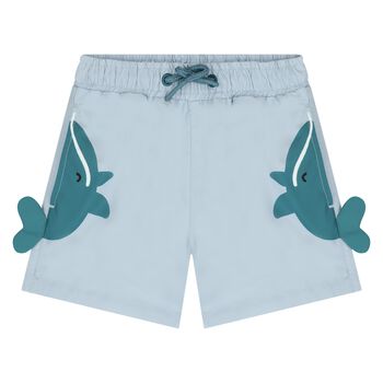 Younger Boys Blue Whale Swim Shorts