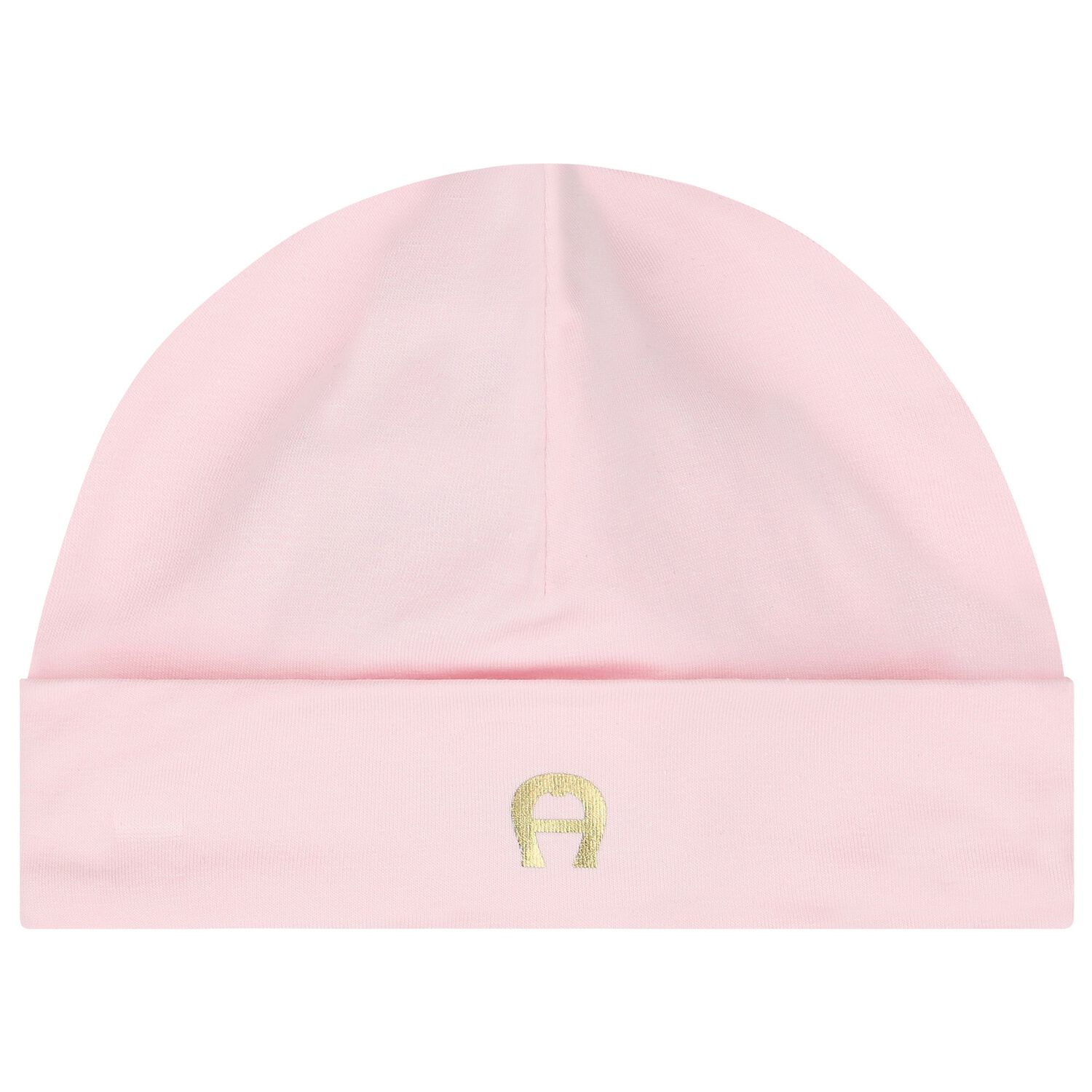Baby Girls Pink & Gold Logo Hat, 2, hi-res image number null