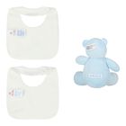 Baby Boys White & Blue Gift Set, 1, hi-res