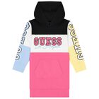 فستان بنات  بالشعار متعدد الألوان, 1, hi-res