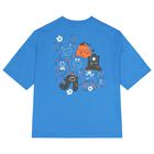 Boys Blue Logo Shorts Set, 1, hi-res