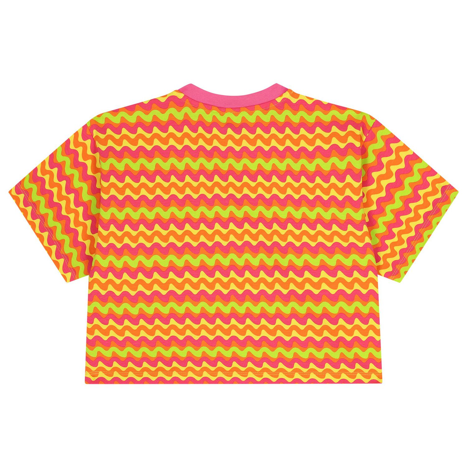 Girls Pink, Orange & Yellow Striped Leggings Set, 1, hi-res