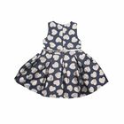 Girls Navy & Gold Special Occasions Dress, 1, hi-res