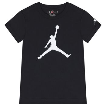 Boys Black Jordan Logo T-Shirt