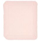 Baby Girls Pink Knitted Blanket, 1, hi-res