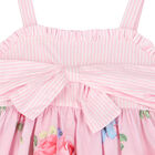 Girls Pink Floral Dress, 1, hi-res