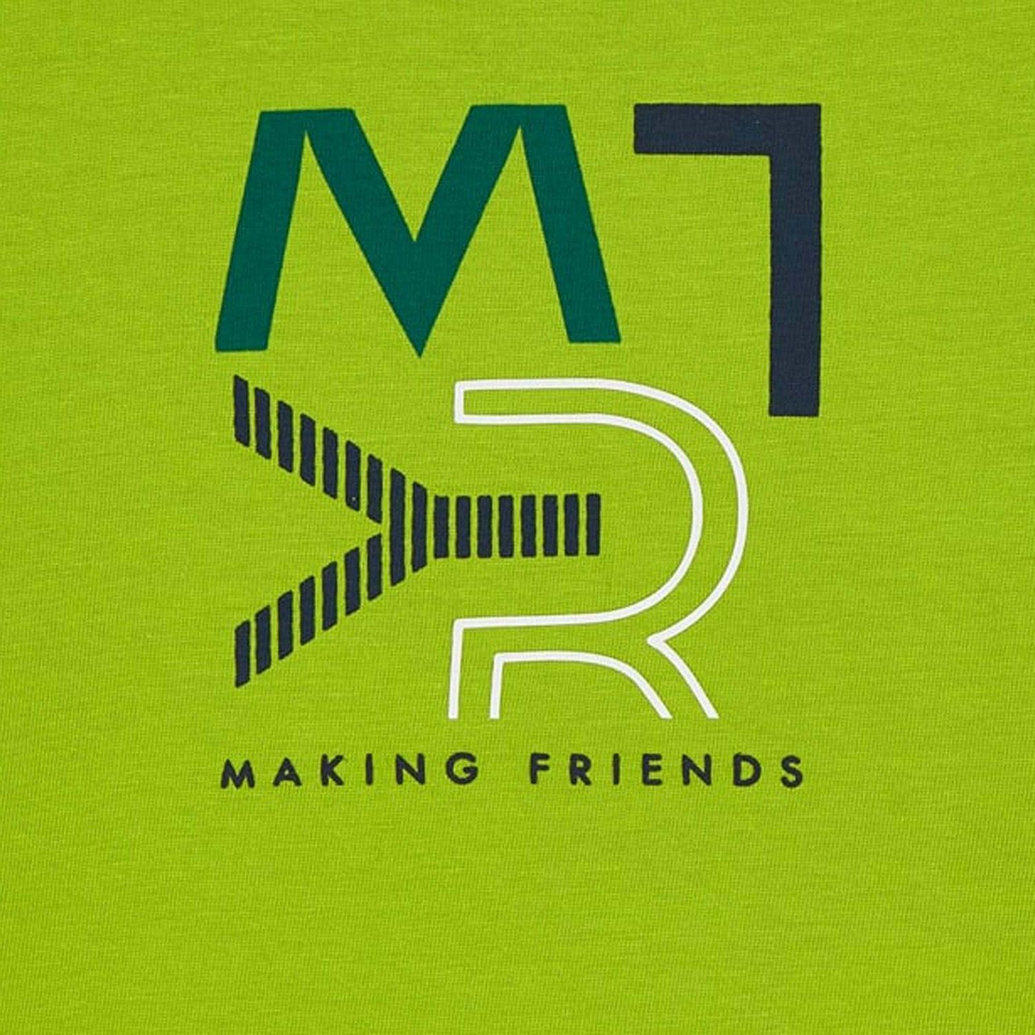 Boys Green Logo Long Sleeve Top, 1, hi-res