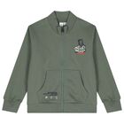 Boys Green & Ivory Skate Tracksuit Set, 1, hi-res