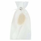 طقم مشط وفرشاة للشعر باللون الابيض, 1, hi-res