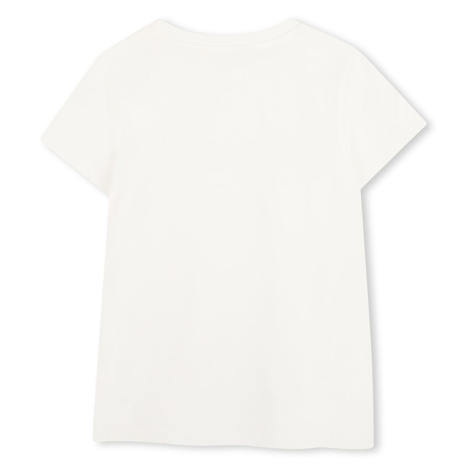 Girls White Logo T-Shirt, 2, hi-res