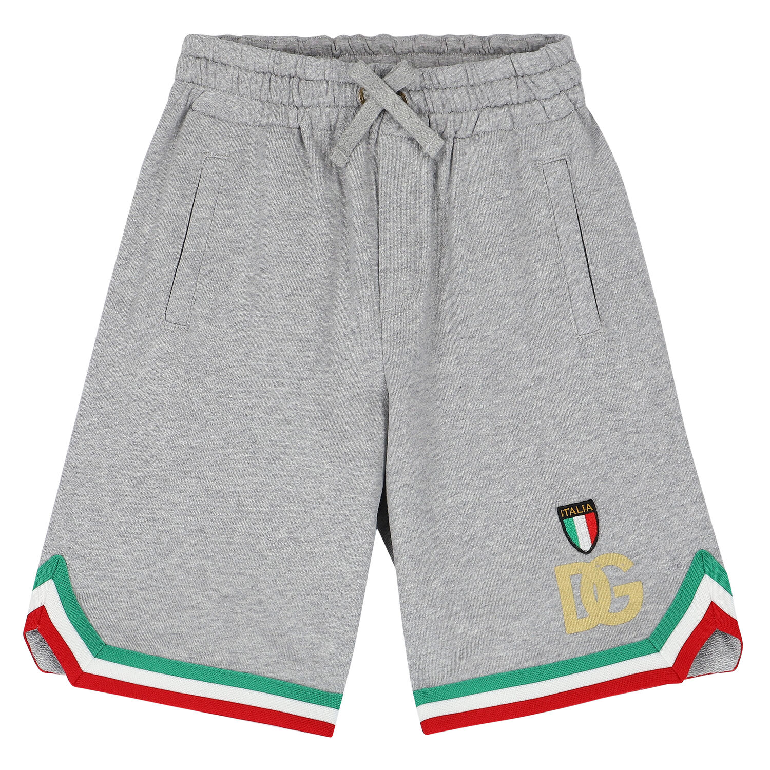 Boys Grey Jersey Shorts, 1, hi-res