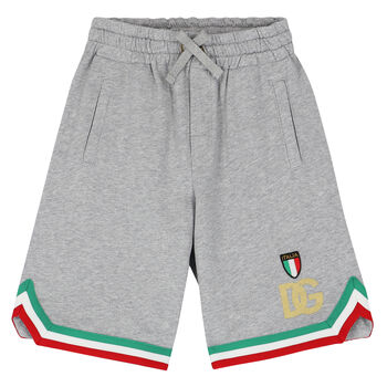 Boys Grey Jersey Shorts