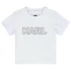 طقم شورت بالشعار باللون الأبيض والأزرق للأولاد, 1, hi-res