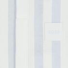 Baby Boys Blue & White Striped Logo Romper, 2, hi-res