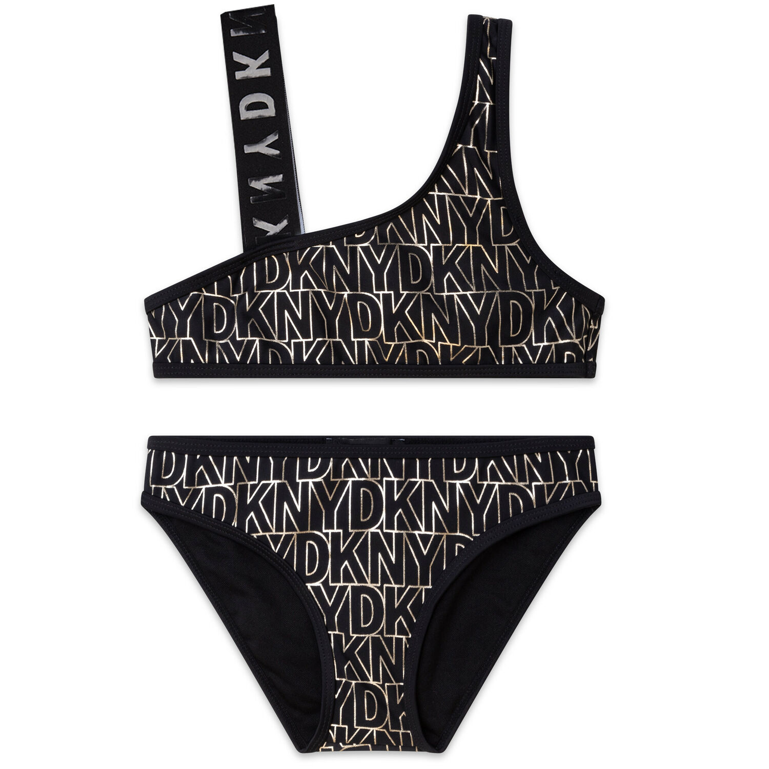 بيكيني باللون الأسود والذهبي, 1, hi-res
