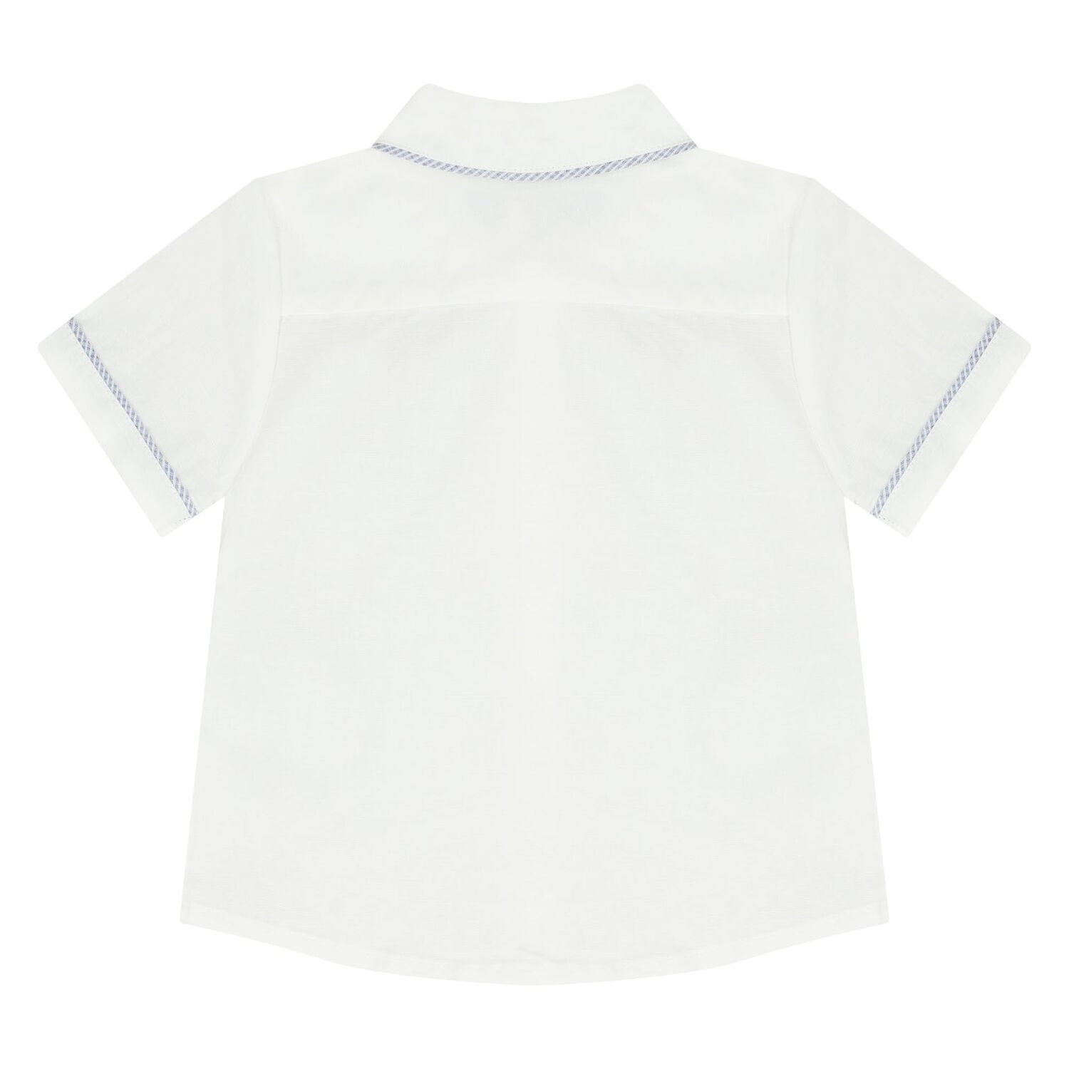 Younger Boys White & Blue Shorts Set, 1, hi-res