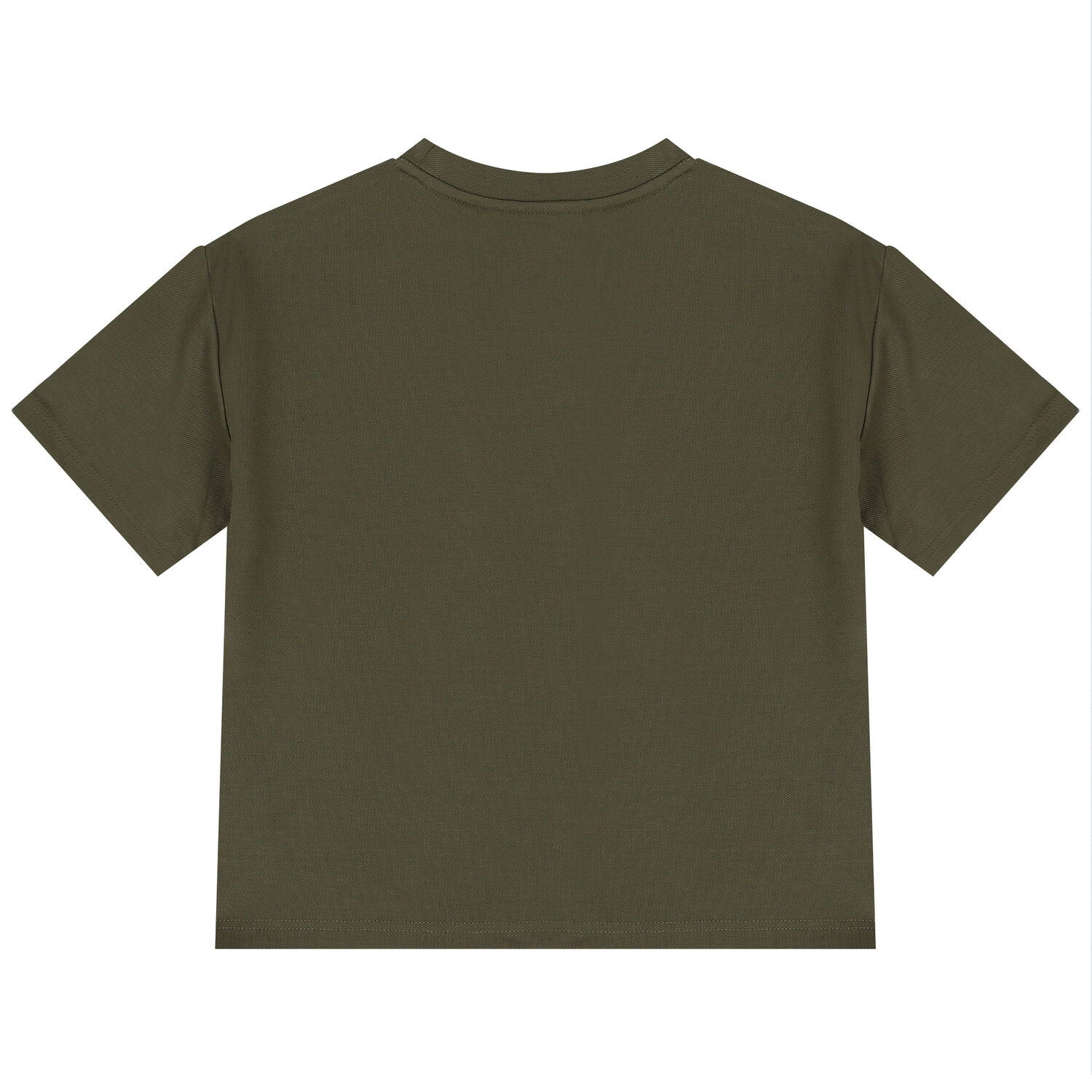 تيشيرت أولاد واسع بالشعار باللون الأخضر, 1, hi-res