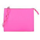 Girls Pink Embossed Logo Handbag, 1, hi-res