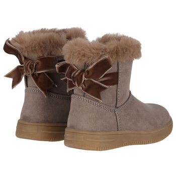 Younger Beige Suede Boots