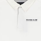 Boys White Logo Polo Shirt, 1, hi-res