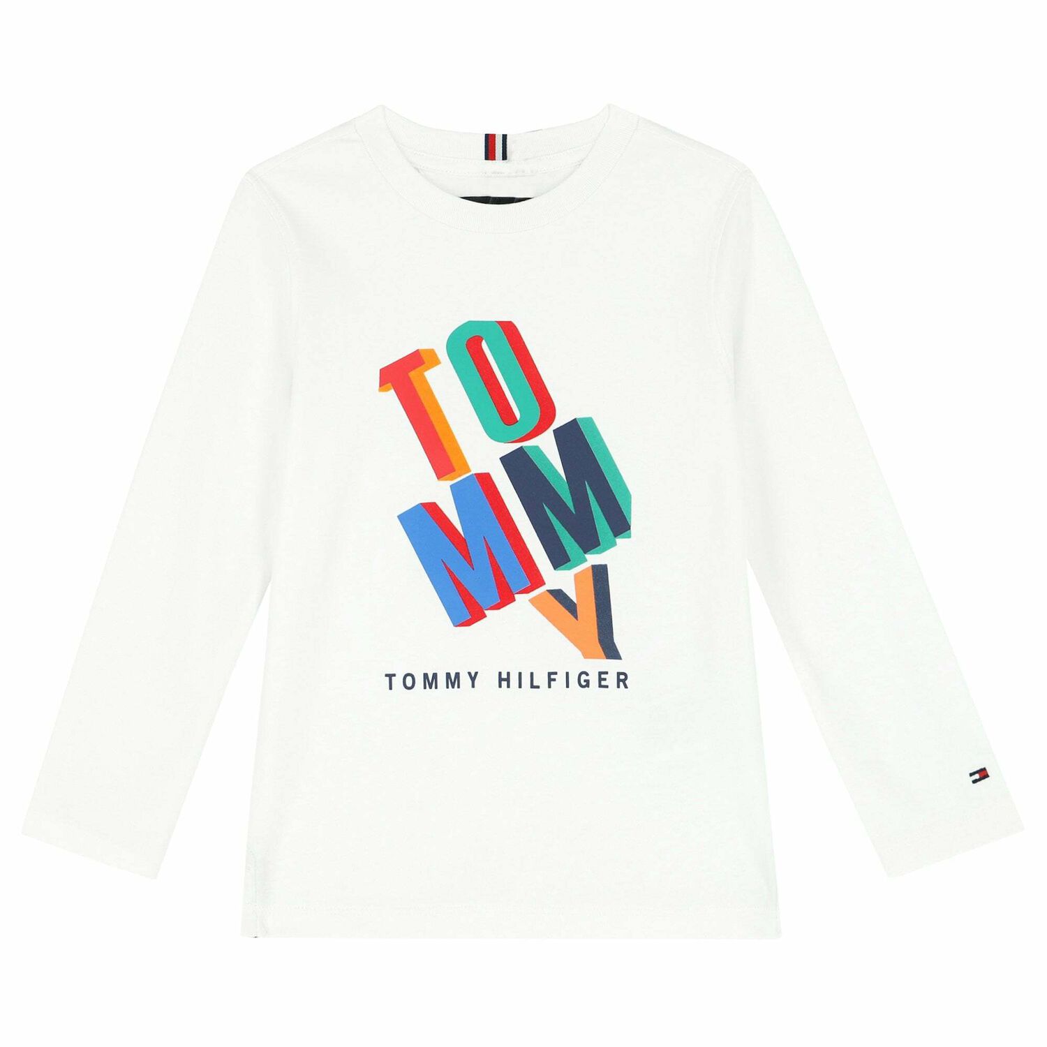 Boys White Logo Top, 1, hi-res image number null