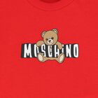 Younger Red Teddy Bear Logo T-Shirt, 5, hi-res