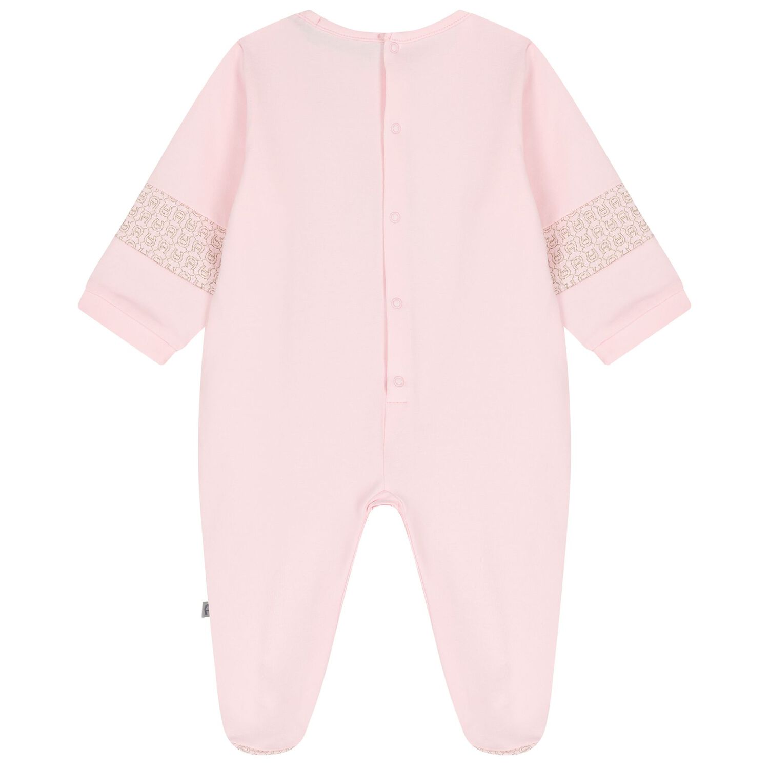 Baby Girls Pink Logo Babygrow, 3, hi-res