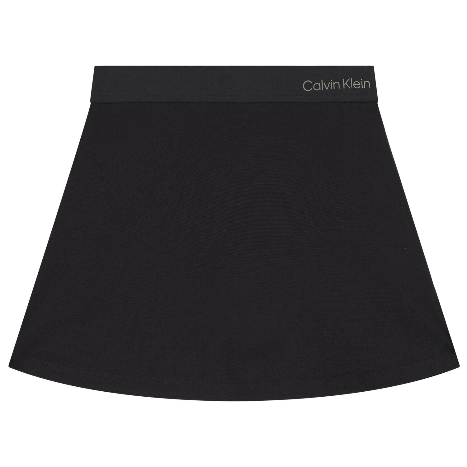 تنورة بالشعار باللون الأسود للبنات, 1, hi-res