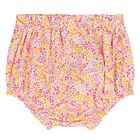 Baby Girls Yellow & Pink Floral Shorts Set ( 2-Pack ), 1, hi-res