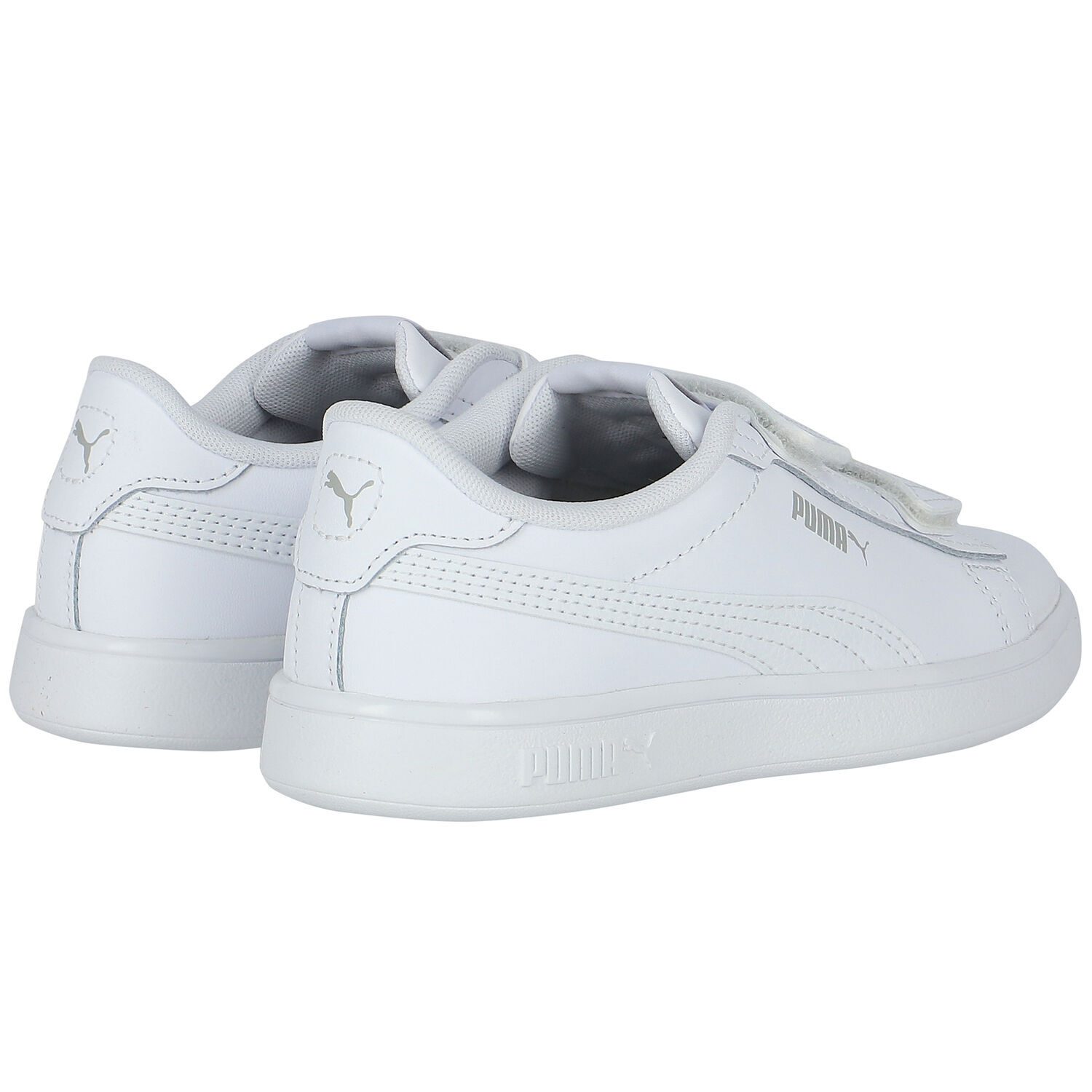 White Logo Trainers, 1, hi-res