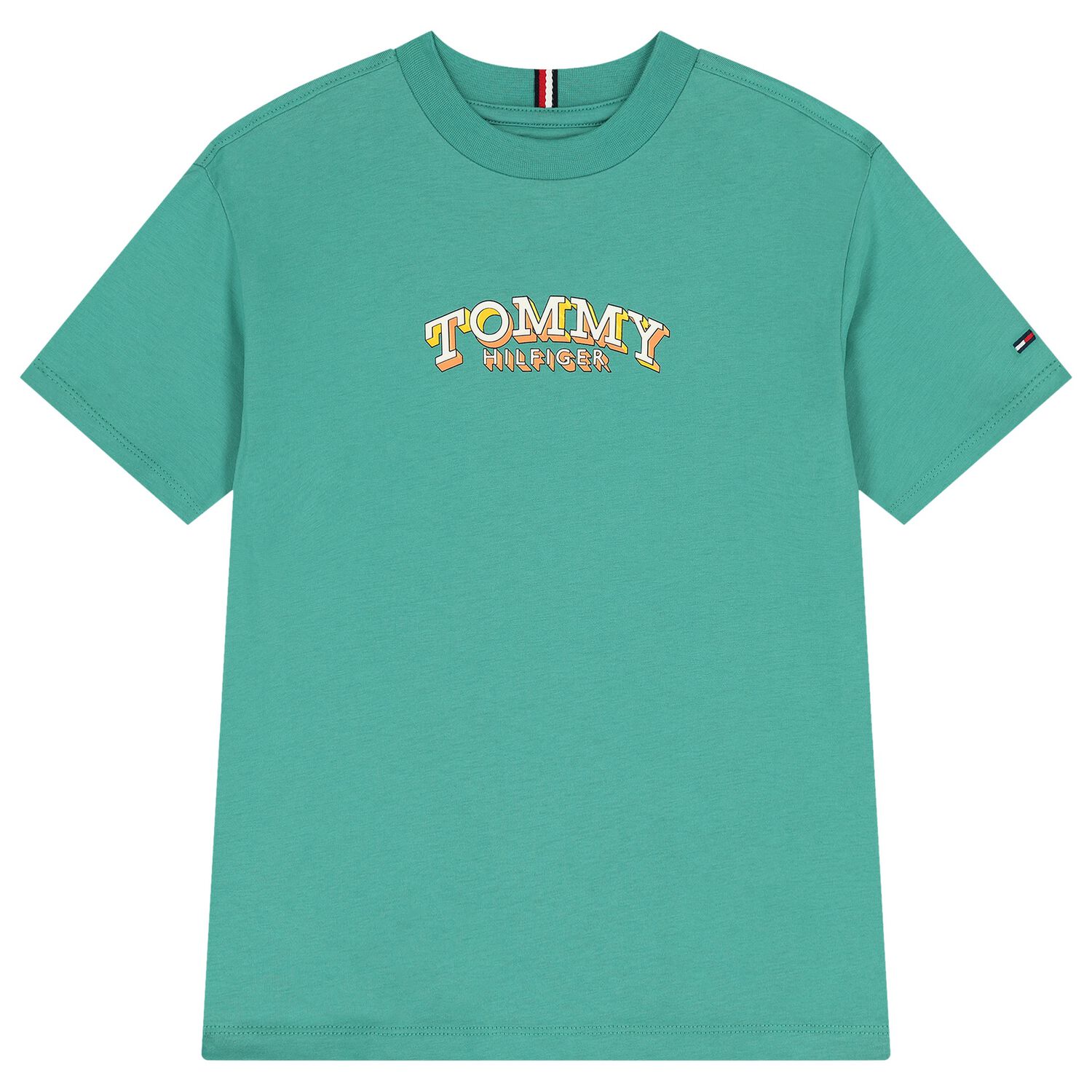 Boys Green Logo T-Shirt, 2, hi-res